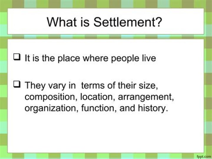 What is settlement limit?