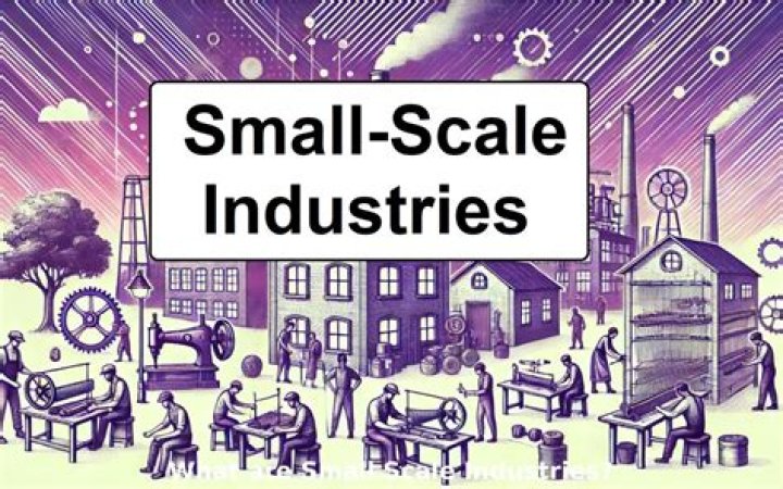 What is small scale industry with example?