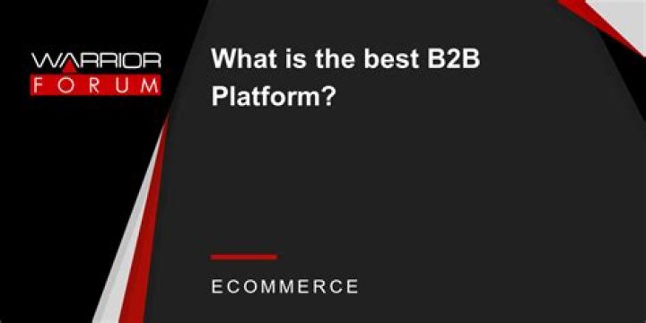 What is the best B2B platform?