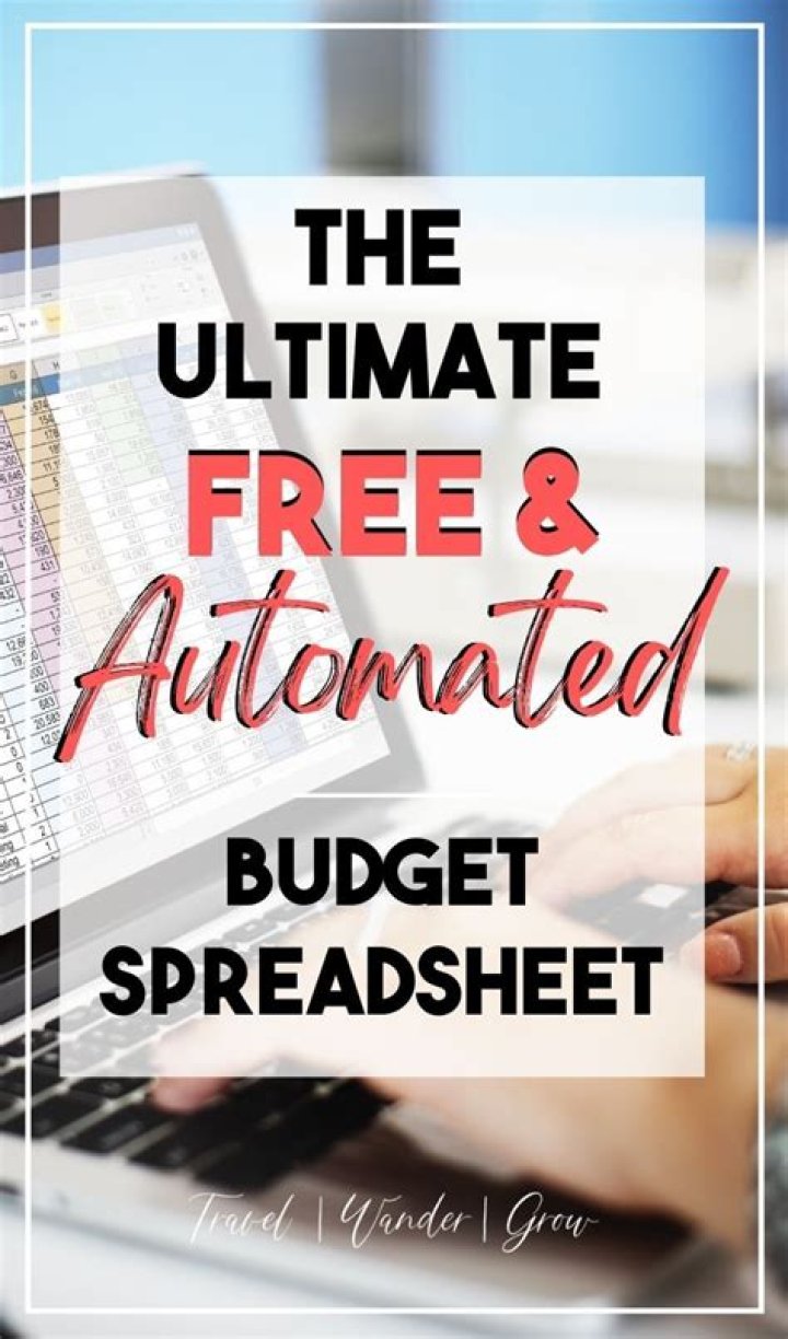 What is the best free budget spreadsheet?