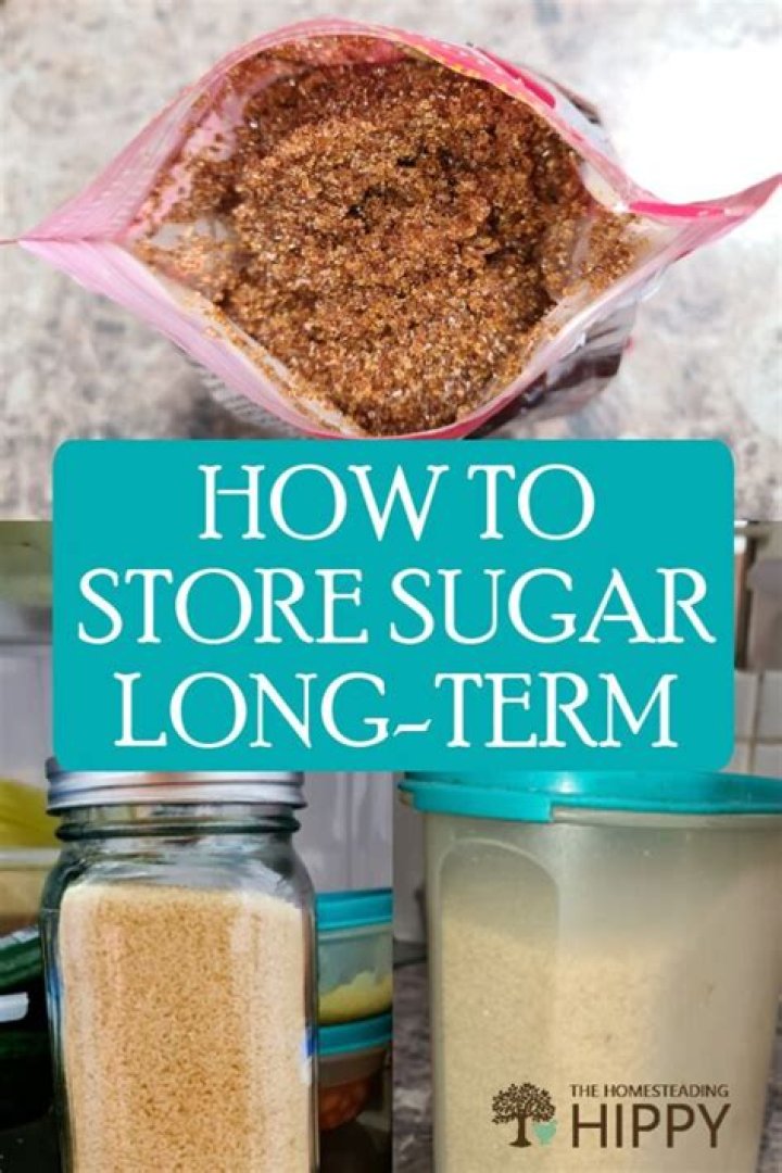 What is the best way to store sugar long term?