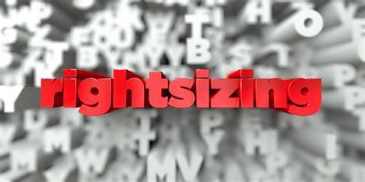 What is the concept of rightsizing?