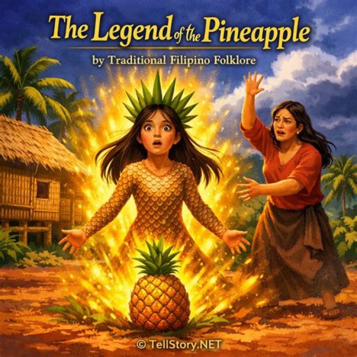 What is the conflict in the legend of pineapple?