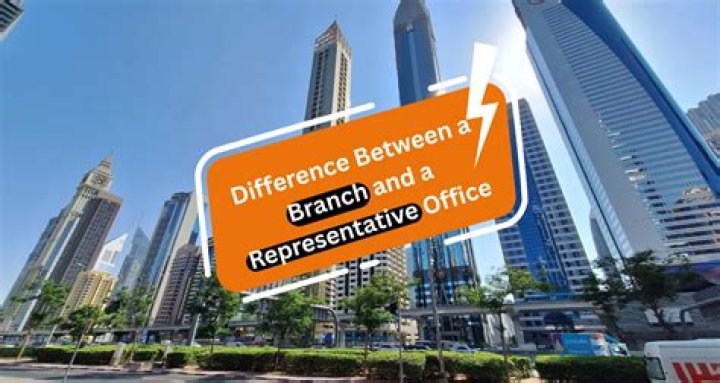 What is the difference between a branch and a representative office?