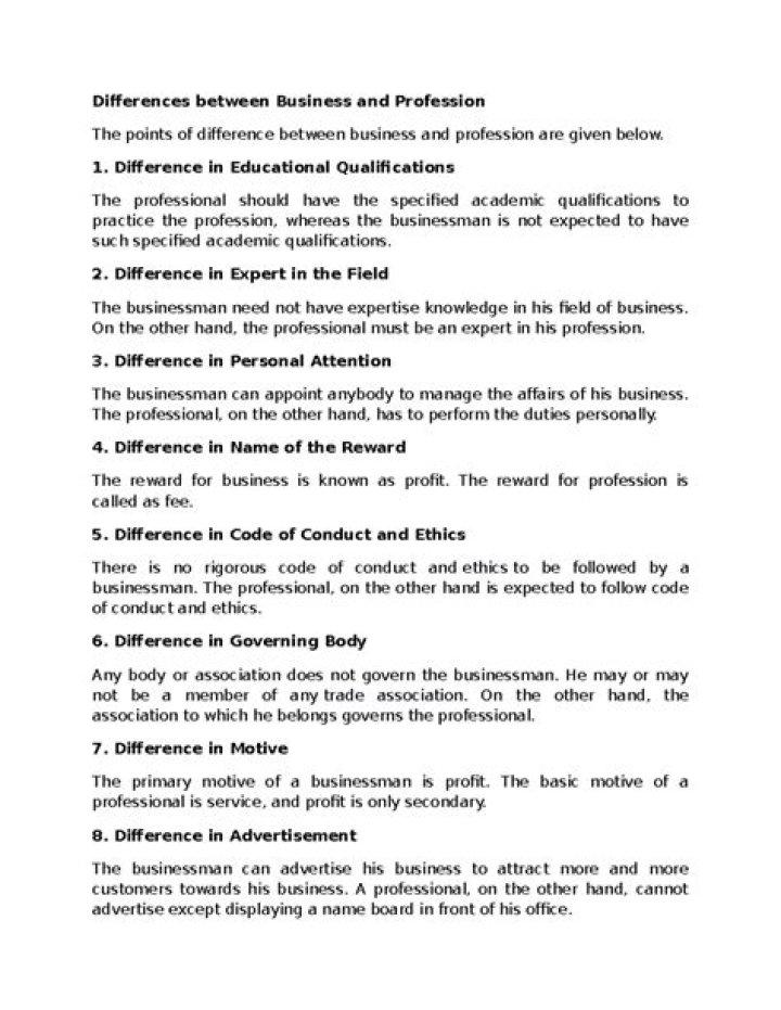 What is the difference between business and business studies?