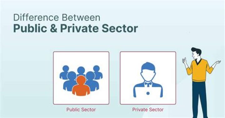 What is the difference between the public and private sector?