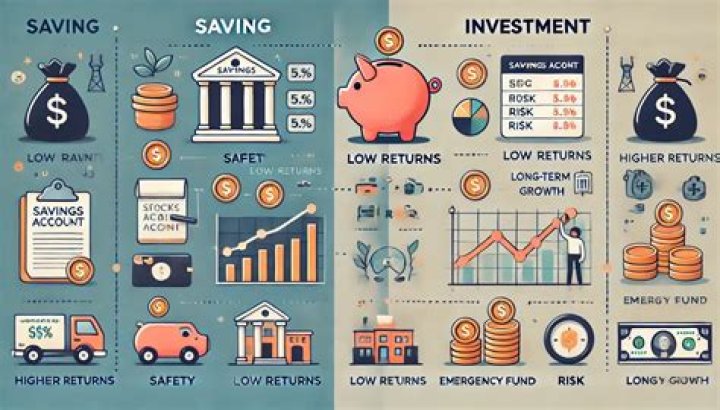 What is the difference between the return on an investment and the risk of an investment?