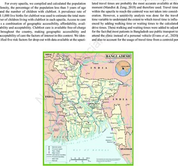 What is the human geography of Bangladesh?