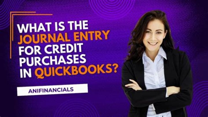 What is the journal entry for credit purchases?