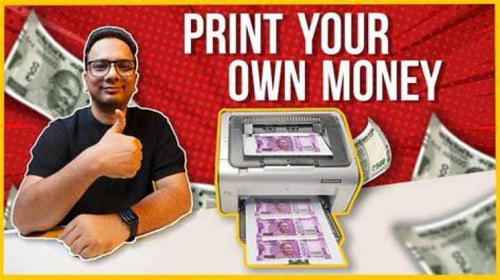 What is the machine that prints money called?