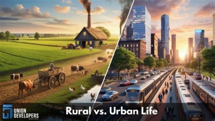 What is the main difference between rural and urban?