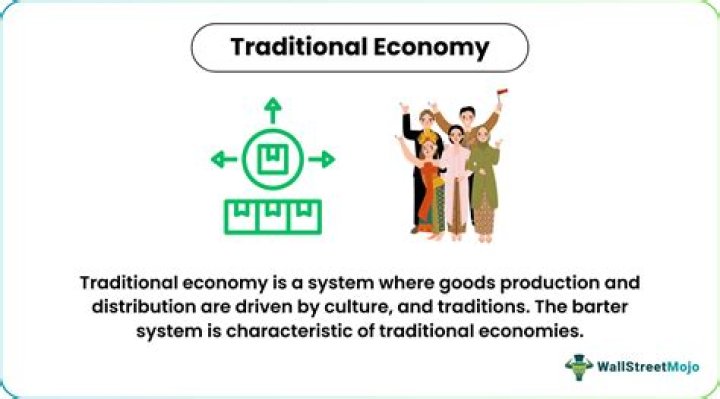 What is the main goal of a traditional economy?