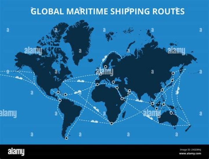 What is the maritime route?