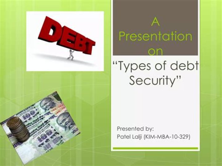What is the most common type of debt security?