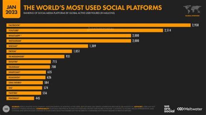 What is the most popular SNS in the world?