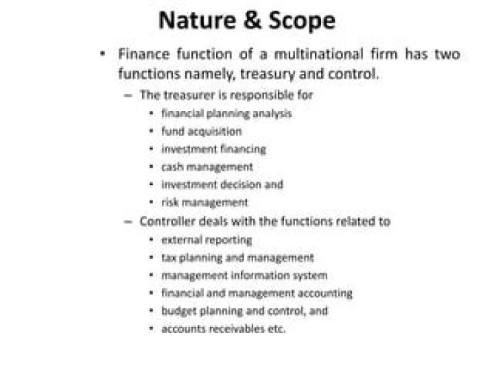 What is the nature and scope of financial management?