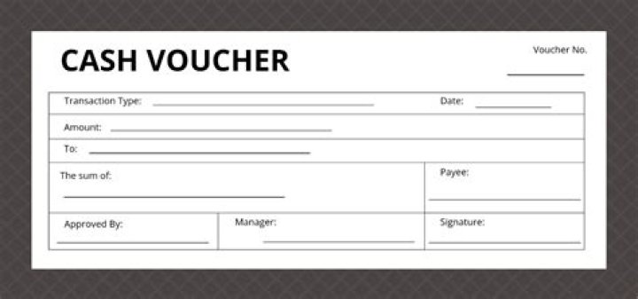 What is the purpose of cash voucher?
