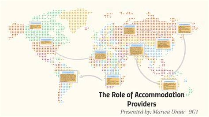 What is the role of accommodation providers?