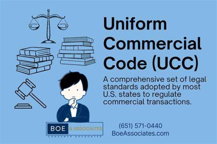 What is the UCC uniform commercial code and what is its purpose?