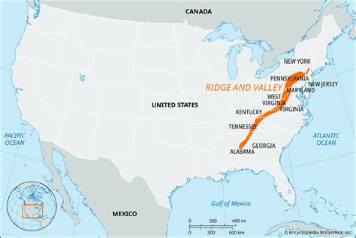What is valley and ridge main industry?