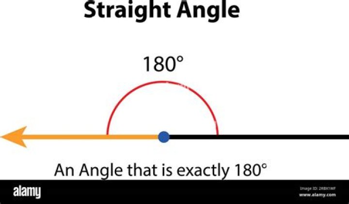 What kind of angle is a 180 degree angle?