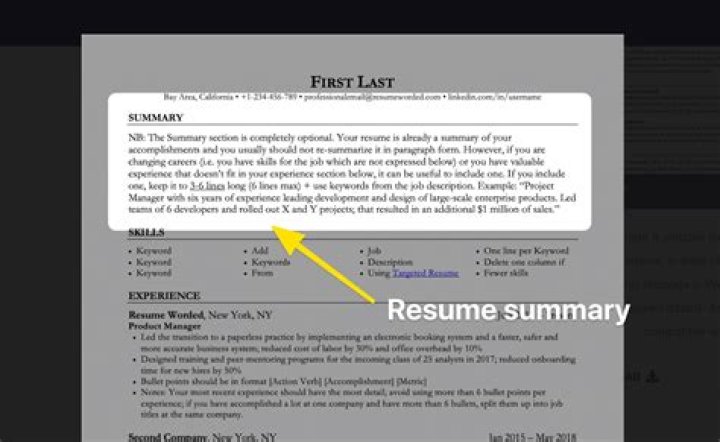 What should a summary of a text include?