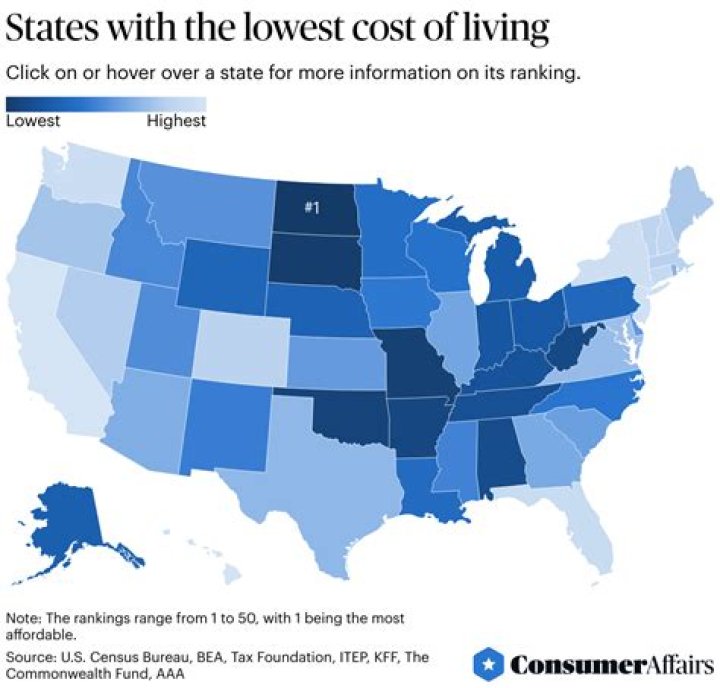 What state has the lowest organizational costs for a corporation?