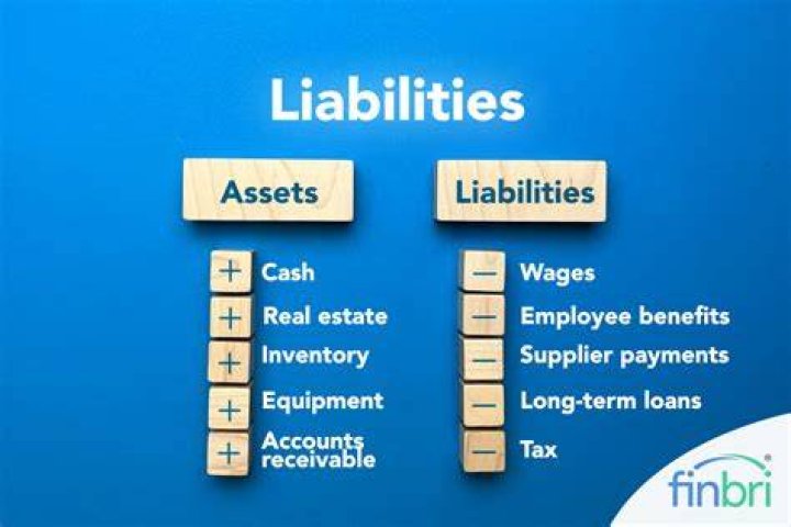 What statement are liabilities on?