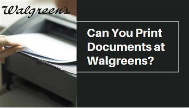 What store can you print documents?