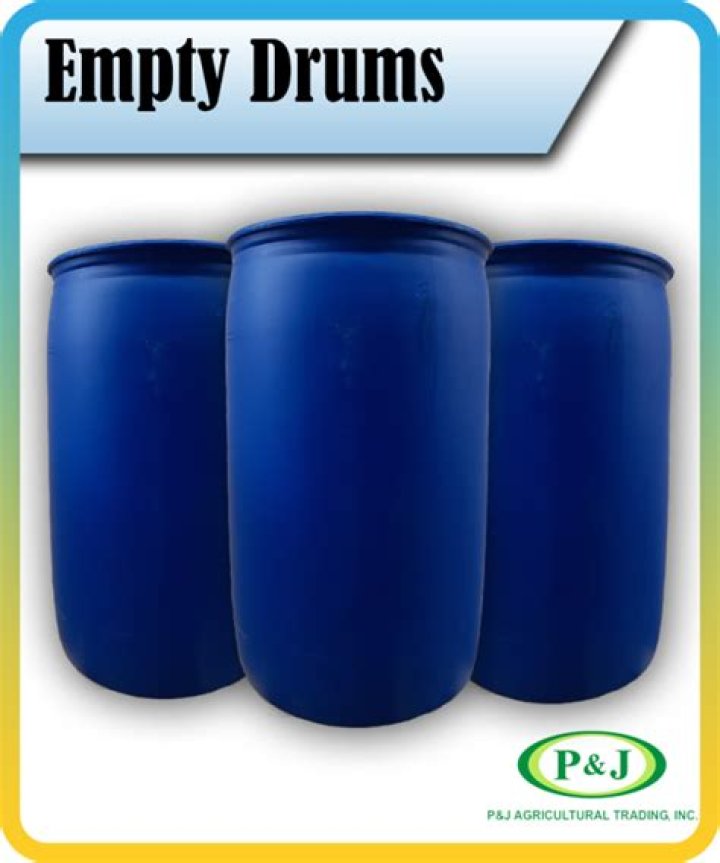 What to do with empty plastic drums?