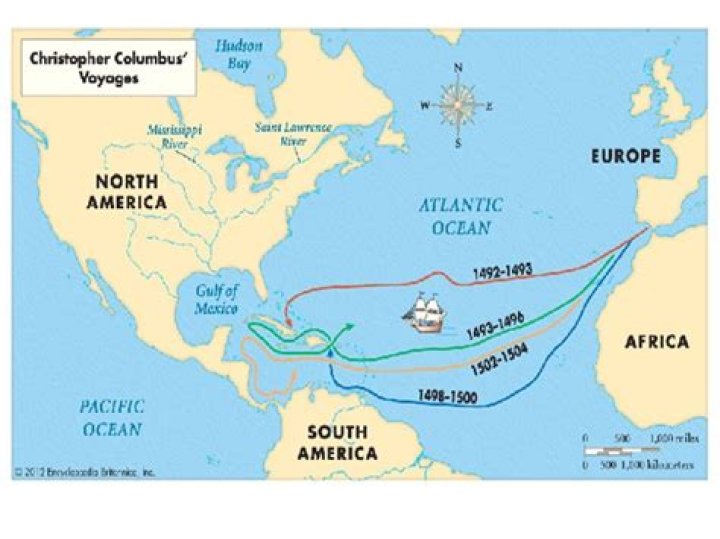 What was Columbus looking for on the island?