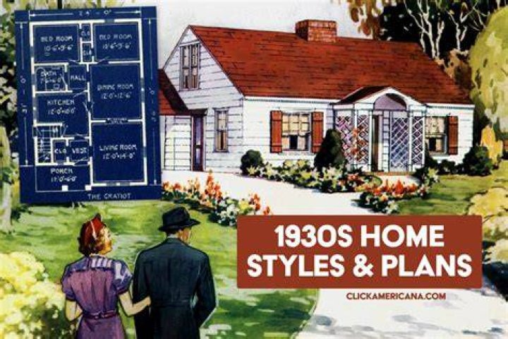 What was the average cost of a new home in 1930?