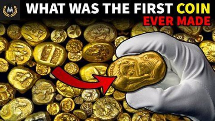 What was the first coin made of?