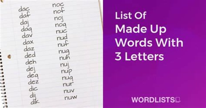 What words can be made with nothing?