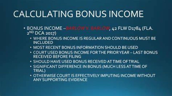 When can bonuses be given?