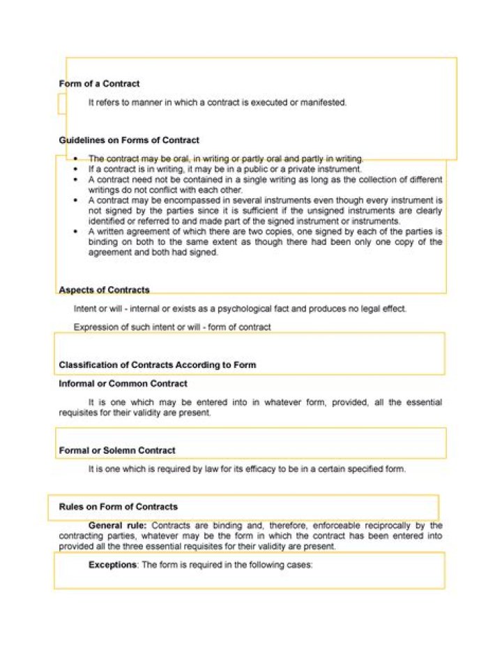 When should contract be in writing?