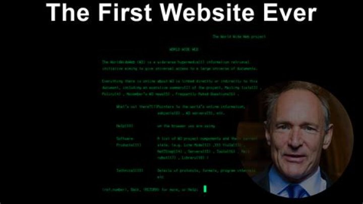 When was the first website ever created?