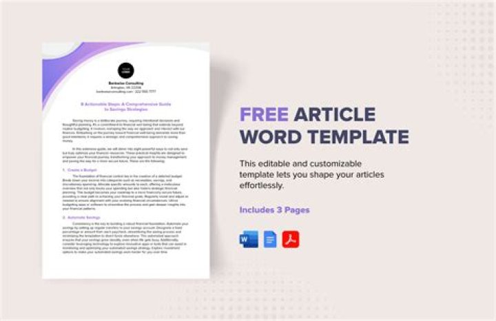 Where can I find information for an article?