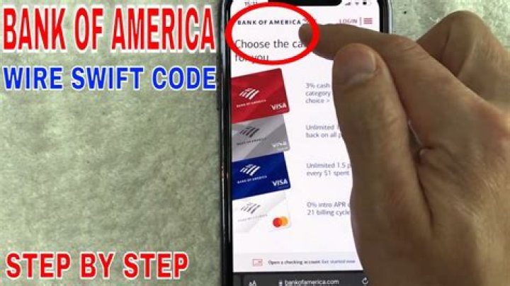 Where can I find my Bank of America SWIFT code?