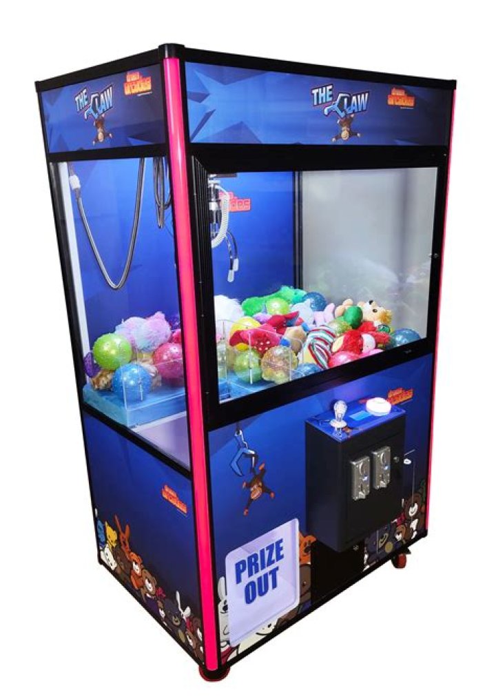 Where do you find claw machines?