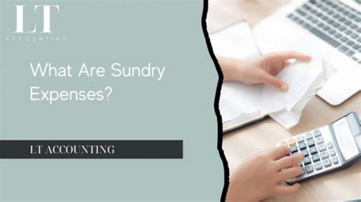 Where does sundry expenses go in trial balance?