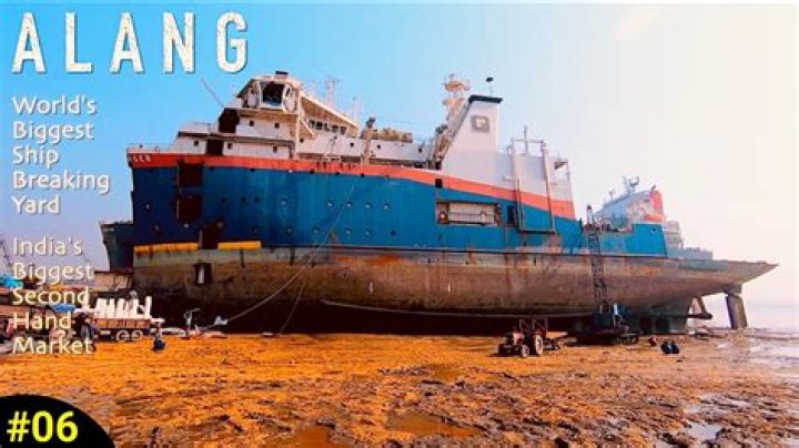 Where is the largest ship breaking yard in the world?