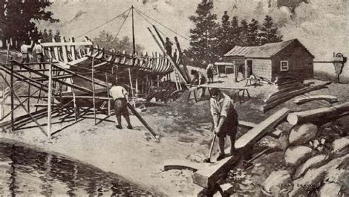 Where was shipbuilding an important industry?