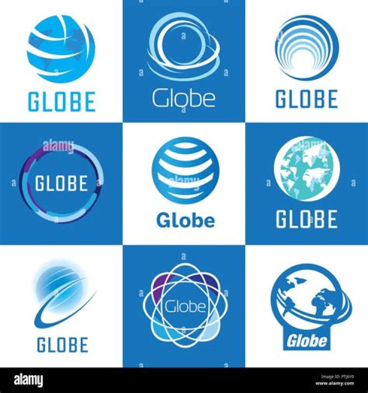 Which company logo has globe?