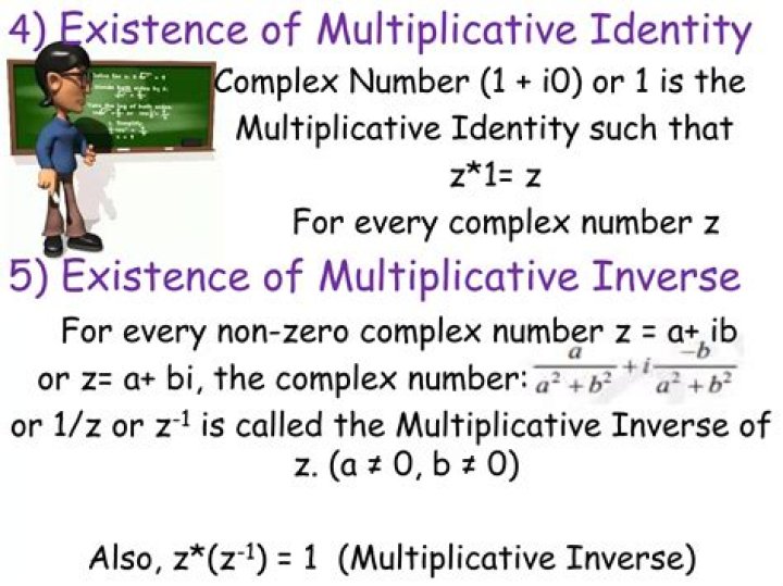Which is called multiplicative identity?