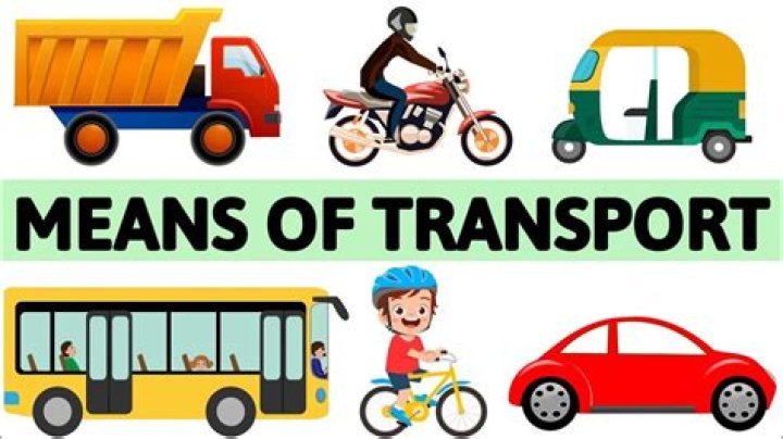 Which means of transport is used today?