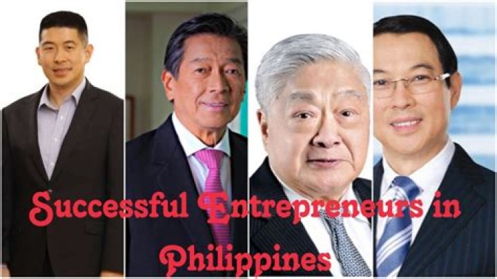 Who are some successful entrepreneurs in the Philippines?
