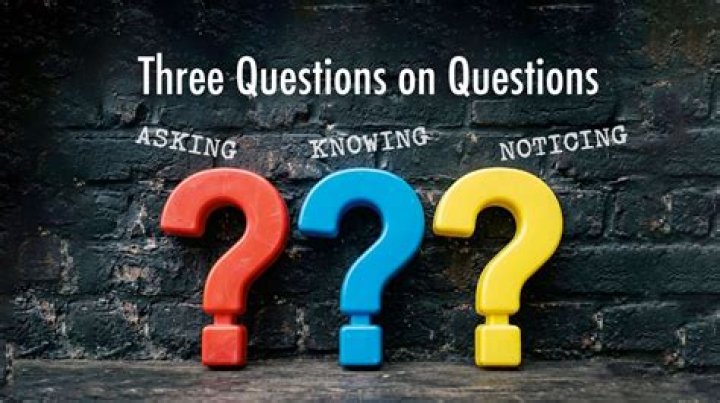 Who asked the three questions?
