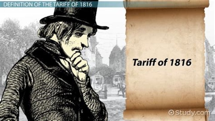 Who did the Tariff of 1816 help?