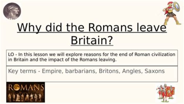 Why did the Romans come to Britain?